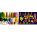 Colorful Metallized PVC Film for Making Christmas Decoration